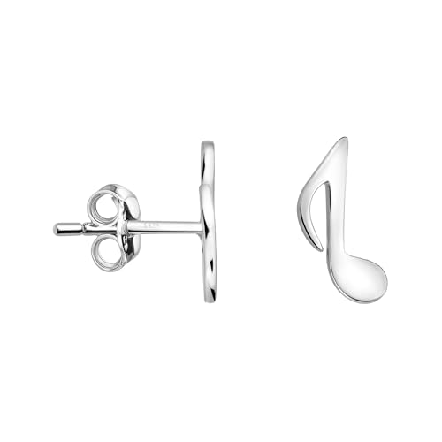 SOFIA MILANI - Damen Ohrringe 925 Silber - Ohrstecker als Musik Note - 20673 von Sofia Milani