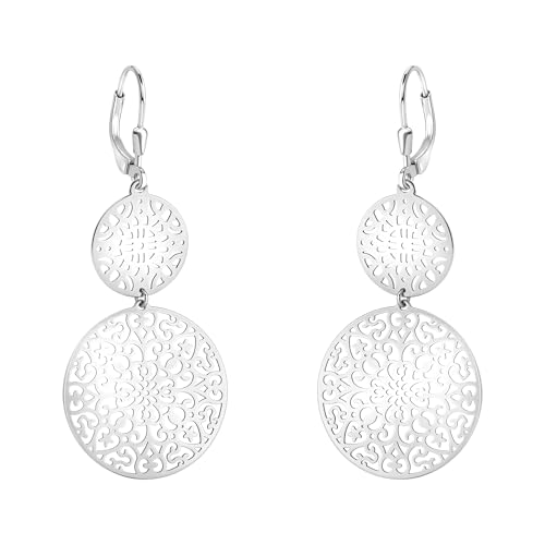 SOFIA MILANI - Damen Ohrringe 925 Silber - Ornament Ohrhänger - 21048 von Sofia Milani