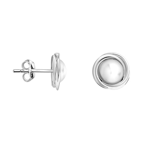 SOFIA MILANI - Damen Ohrringe 925 Silber - Perlen Ohrstecker - 21114 von Sofia Milani