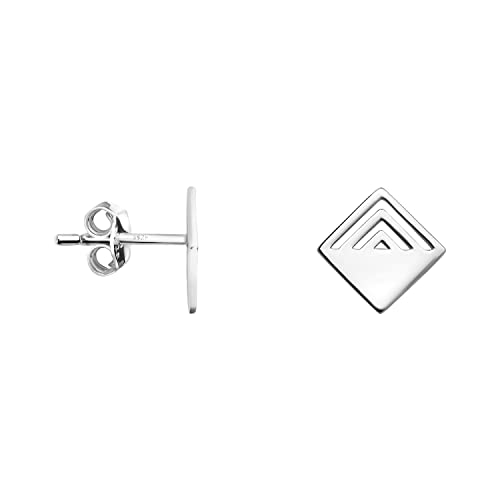 SOFIA MILANI - Damen Ohrringe 925 Silber - Quadrat Viereck Ohrstecker - E1412 von Sofia Milani