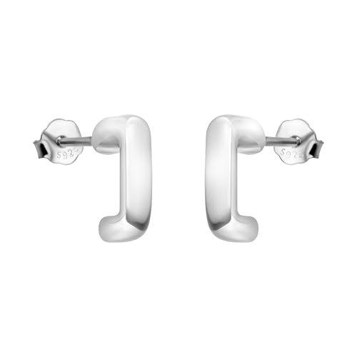 SOFIA MILANI - Damen Ohrringe 925 Silber - Quadrat Viereck Steck Creole - E1508 SOFIA MILANI - Damen Ohrringe 925 Silber - Quadrat Viereck Steck Creole - E1508 von Sofia Milani