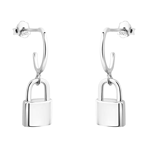 SOFIA MILANI - Damen Ohrringe 925 Silber - Schloss Ohrstecker - E1143 von Sofia Milani