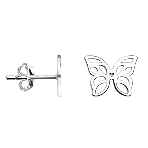 SOFIA MILANI - Damen Ohrringe 925 Silber - Schmetterling Ohrstecker - E1164 von Sofia Milani