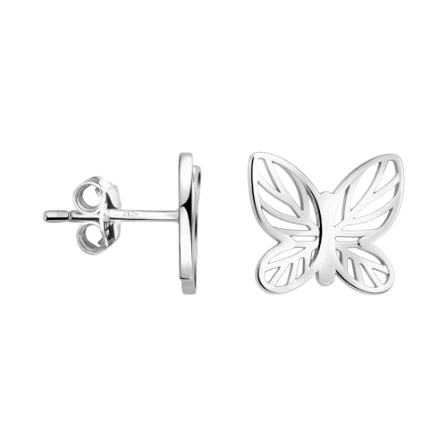SOFIA MILANI - Damen Ohrringe 925 Silber - Schmetterling Ohrstecker - E2764 von Sofia Milani