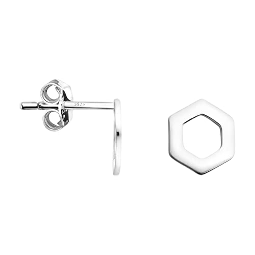 SOFIA MILANI - Damen Ohrringe 925 Silber - Sechseck Hexagon Ohrstecker - E1446 SOFIA MILANI - Damen Ohrringe 925 Silber - Sechseck Hexagon Ohrstecker - E1446 von Sofia Milani