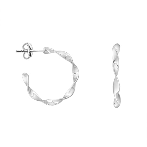 SOFIA MILANI - Damen Ohrringe 925 Silber - Spiralen Steck Creolen - 21060 SOFIA MILANI - Damen Ohrringe 925 Silber - Spiralen Steck Creolen - 21060 von Sofia Milani