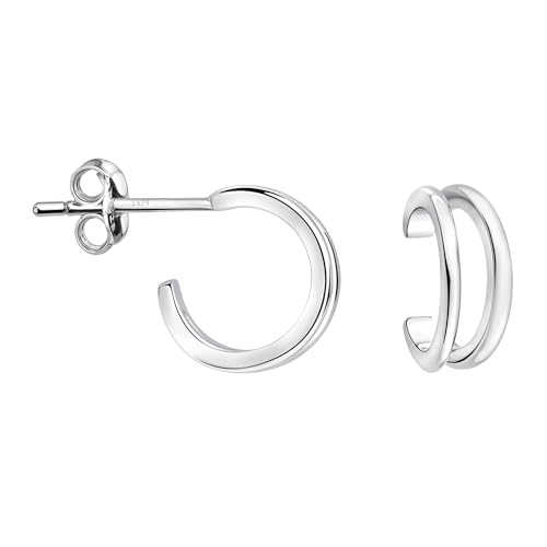 SOFIA MILANI - Damen Ohrringe 925 Silber - Steck Creolen als Kreis - 20860 SOFIA MILANI - Damen Ohrringe 925 Silber - Steck Creolen als Kreis - 20860 von Sofia Milani