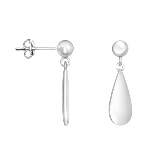 SOFIA MILANI - Damen Ohrringe 925 Silber - Tropfen Kugel Ohrhänger - E1847 von Sofia Milani