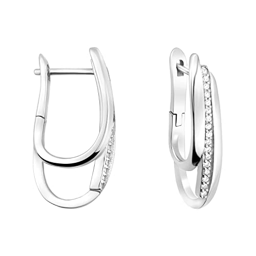 SOFIA MILANI - Damen Ohrringe 925 Silber - Zirkonia Ohrhänger - E1749 von Sofia Milani
