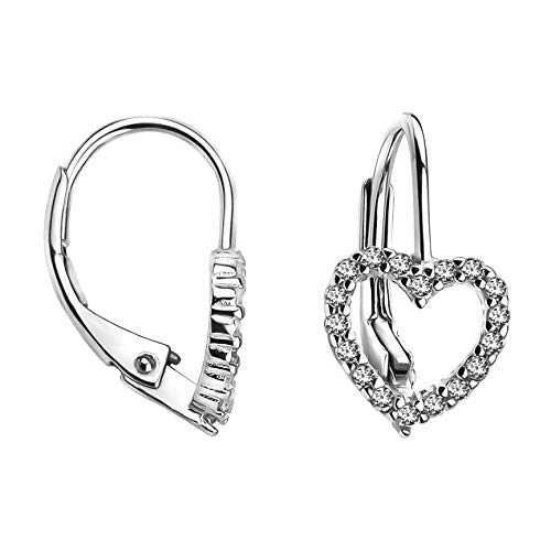 SOFIA MILANI - Damen Ohrringe 925 Silber - mit Zirkonia Steinen - Herz Ohrhänger - 20716 SOFIA MILANI - Damen Ohrringe 925 Silber - mit Zirkonia Steinen - Herz Ohrhänger - 20716 von Sofia Milani
