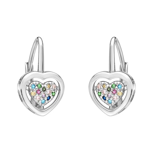 SOFIA MILANI - Damen Ohrringe 925 Silber - mit Zirkonia Steinen - Herz Ohrhänger - E1755 SOFIA MILANI - Damen Ohrringe 925 Silber - mit Zirkonia Steinen - Herz Ohrhänger - E1755 von Sofia Milani