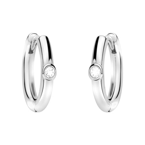 SOFIA MILANI - Damen Ohrringe 925 Silber - mit Zirkonia Steinen - Zirkonia Creole - E2884 von Sofia Milani