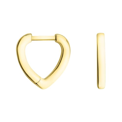 SOFIA MILANI - Damen Ohrringe 925 Silber - vergoldet/golden - Herzen Creole - E1493 SOFIA MILANI - Damen Ohrringe 925 Silber - vergoldet/golden - Herzen Creole - E1493 von Sofia Milani