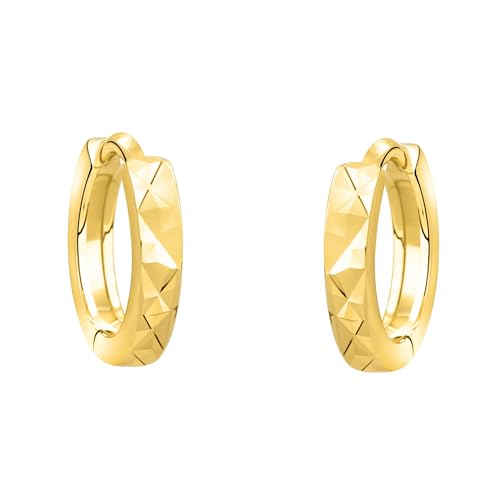 SOFIA MILANI - Damen Ohrringe 925 Silber - vergoldet/golden - Kaleidoskop Gemustert Creole - E1479 SOFIA MILANI - Damen Ohrringe 925 Silber - vergoldet/golden - Kaleidoskop Gemustert Creole - E1479 von Sofia Milani