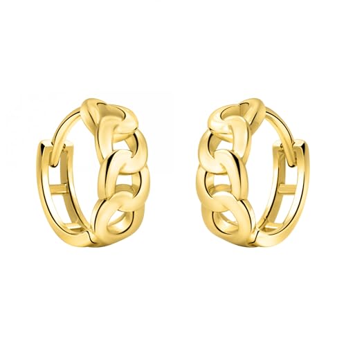 SOFIA MILANI - Damen Ohrringe 925 Silber - vergoldet/golden - Ketten Creole - E2701 SOFIA MILANI - Damen Ohrringe 925 Silber - vergoldet/golden - Ketten Creole - E2701 von Sofia Milani