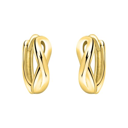SOFIA MILANI - Damen Ohrringe 925 Silber - vergoldet/golden - Unendlich Infinity Creole - E2395 von Sofia Milani
