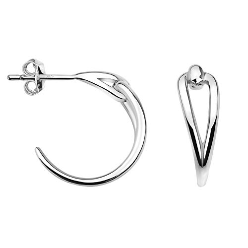 SOFIA MILANI - Damen Ohrringe 925 Silber - Steck Creolen als Kreis - 20727 SOFIA MILANI - Damen Ohrringe 925 Silber - Steck Creolen als Kreis - 20727 von Sofia Milani