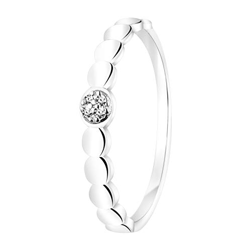 Sofia Milani - Damen Ring 925 Silber - mit Zirkonia Stein - Kreis Ring - 10091-56 (17.8) von Sofia Milani