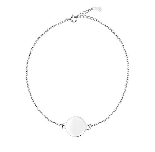 Sofia Milani - Damen Armband 925 Silber - Plättchen Kreis Ring - 30007 von Sofia Milani