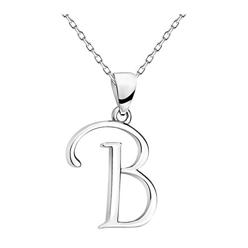 Sofia Milani - Damen Halskette 925 Silber - B Buchstaben Anhänger - 50341 von Sofia Milani