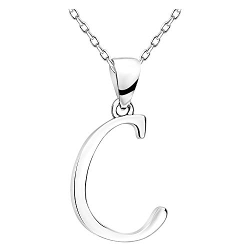 Sofia Milani - Damen Halskette 925 Silber - C Buchstaben Anhänger - 50343 von Sofia Milani