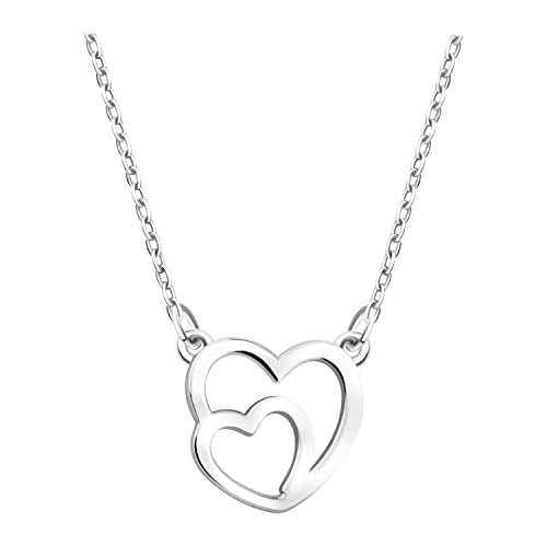 Sofia Milani - Damen Halskette 925 Silber - Herz Anhänger - N0590 von Sofia Milani
