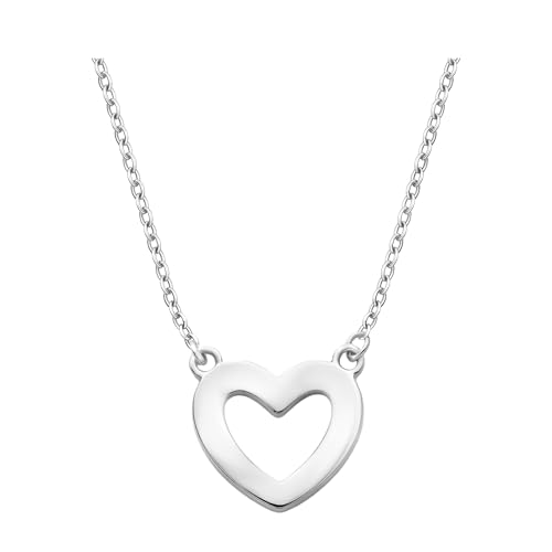 Sofia Milani - Damen Halskette 925 Silber - Herz Anhänger - N0624 von Sofia Milani