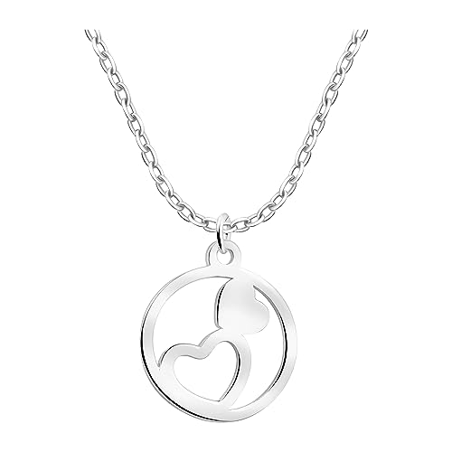 Sofia Milani - Damen Halskette 925 Silber - Herz Kreis Anhänger - N0656 von Sofia Milani