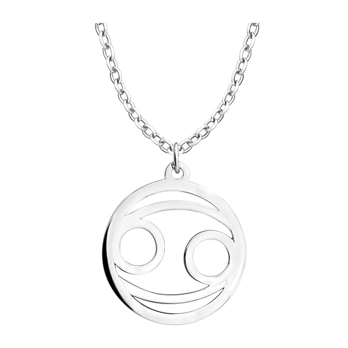 Sofia Milani - Damen Halskette 925 Silber - Krebs Sternzeichen Anhänger - N0716 von Sofia Milani