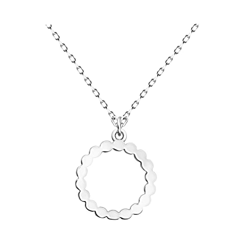 Sofia Milani - Damen Halskette 925 Silber - Kreis Anhänger - N0469 von Sofia Milani