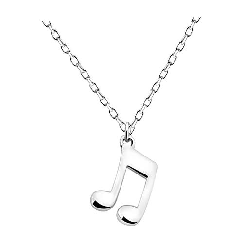 Sofia Milani - Damen Halskette 925 Silber - Musik Achtel Note Anhänger - N0628 von Sofia Milani