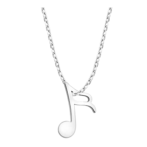 Sofia Milani - Damen Halskette 925 Silber - Musik Viertel Note Anhänger - N0588 von Sofia Milani