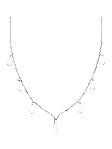 Sofia Milani - Damen Halskette 925 Silber - Plättchen Kugel Anhänger - N0509 von Sofia Milani