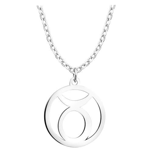 Sofia Milani - Damen Halskette 925 Silber - Stier Sternzeichen Anhänger - N0722 von Sofia Milani