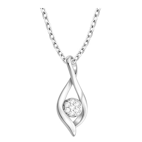 Sofia Milani - Damen Halskette 925 Silber - Zirkonia Anhänger - N0830 von Sofia Milani