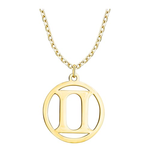 Sofia Milani - Damen Halskette 925 Silber - vergoldet/golden - Zwillinge Sternzeichen Anhänger - N0715 Sofia Milani - Damen Halskette 925 Silber - vergoldet/golden - Zwillinge Sternzeichen Anhänger - N0715 von Sofia Milani