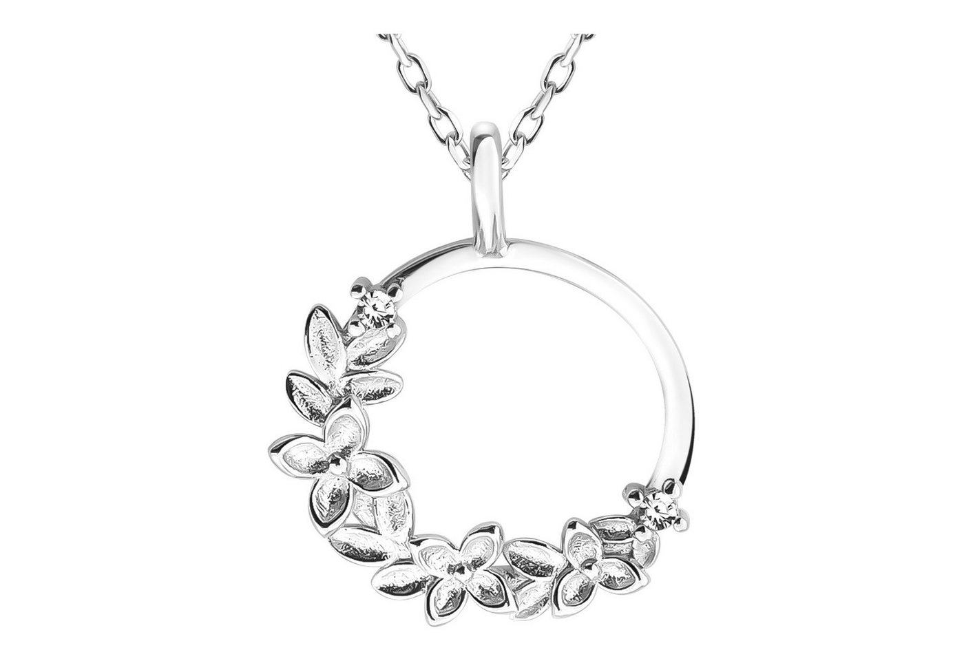 Sofia Milani Kette mit Anhänger Blume, 925 Silber Damen Schmuck von Sofia Milani