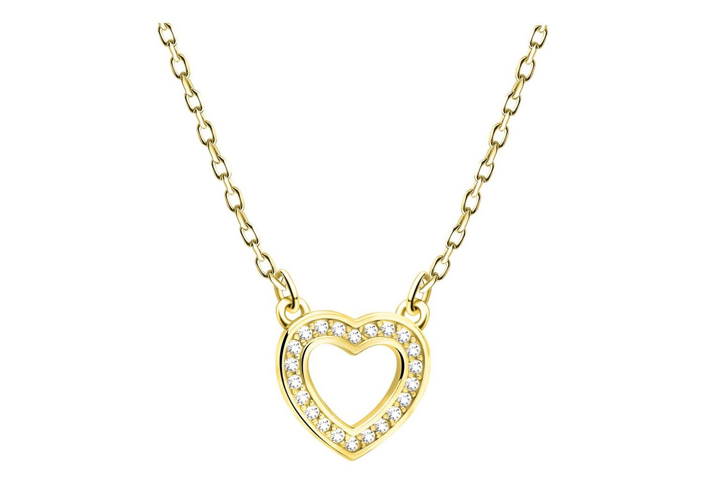 Sofia Milani Kette mit Anhänger Herz, 925 Silber Damen Schmuck - N0626 Sofia Milani Kette mit Anhänger Herz, 925 Silber Damen Schmuck - N0626 von Sofia Milani