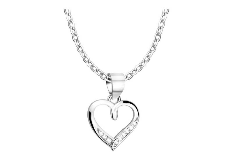 Sofia Milani Kette mit Anhänger Herz, 925 Silber Damen Schmuck - N0692 Sofia Milani Kette mit Anhänger Herz, 925 Silber Damen Schmuck - N0692 von Sofia Milani