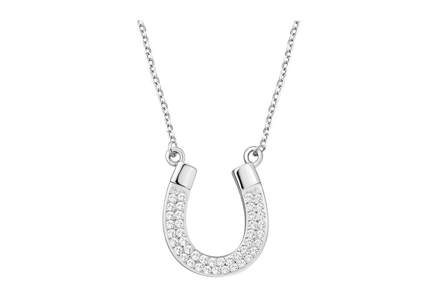 Sofia Milani Kette mit Anhänger Hufeisen, 925 Silber Damen Schmuck - N0332 Sofia Milani Kette mit Anhänger Hufeisen, 925 Silber Damen Schmuck - N0332 von Sofia Milani