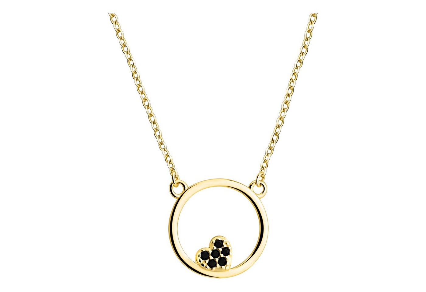 Sofia Milani Kette mit Anhänger Kreis, 925 Silber Damen Schmuck - N0742 Sofia Milani Kette mit Anhänger Kreis, 925 Silber Damen Schmuck - N0742 von Sofia Milani