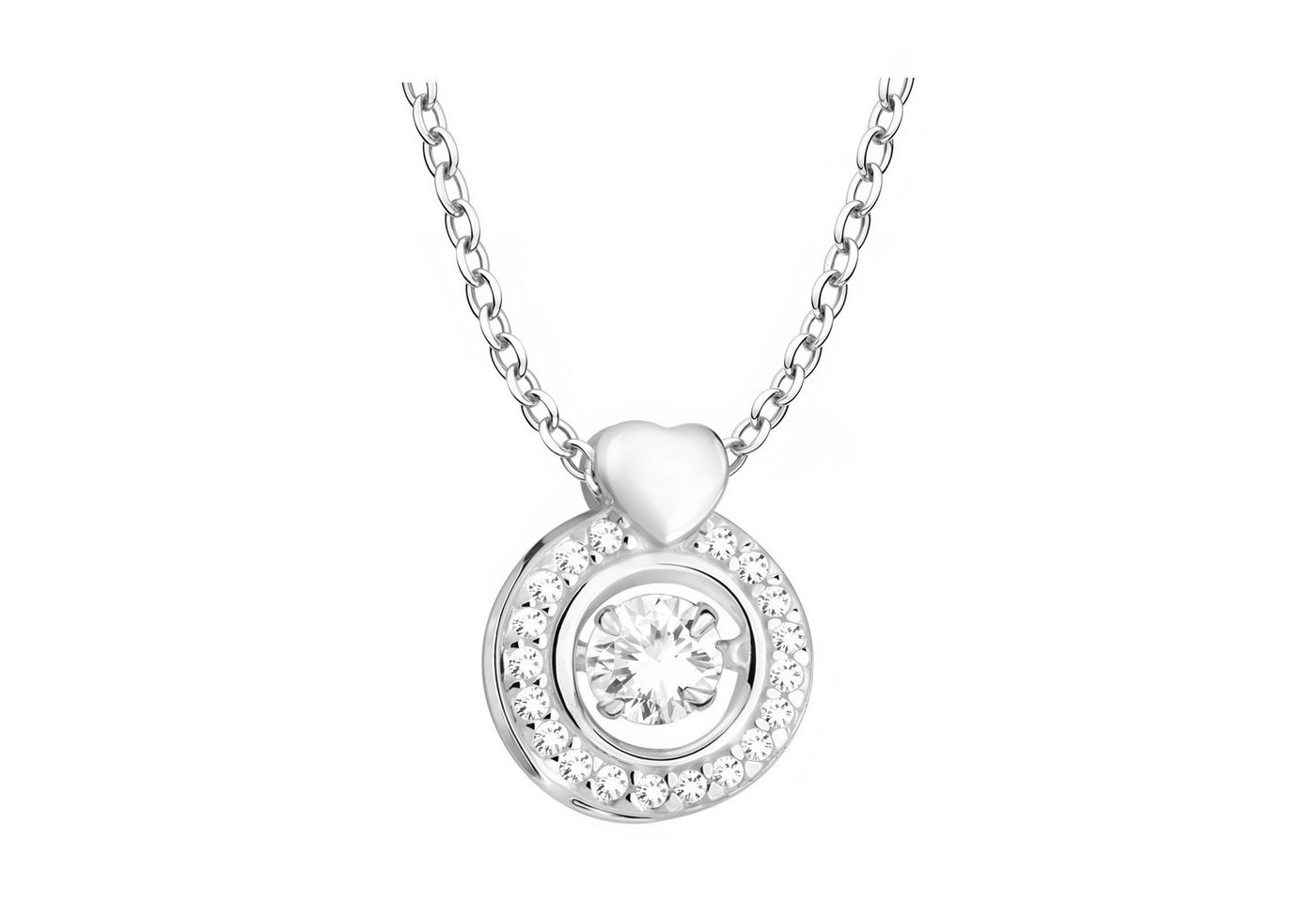 Sofia Milani Kette mit Anhänger Kreis, 925 Silber Damen Schmuck - N0816 Sofia Milani Kette mit Anhänger Kreis, 925 Silber Damen Schmuck - N0816 von Sofia Milani