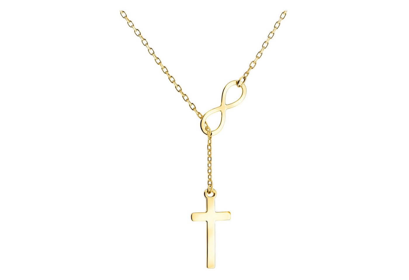 Sofia Milani Kette mit Anhänger Kreuz, 925 Silber Damen Schmuck - N0767 Sofia Milani Kette mit Anhänger Kreuz, 925 Silber Damen Schmuck - N0767 von Sofia Milani