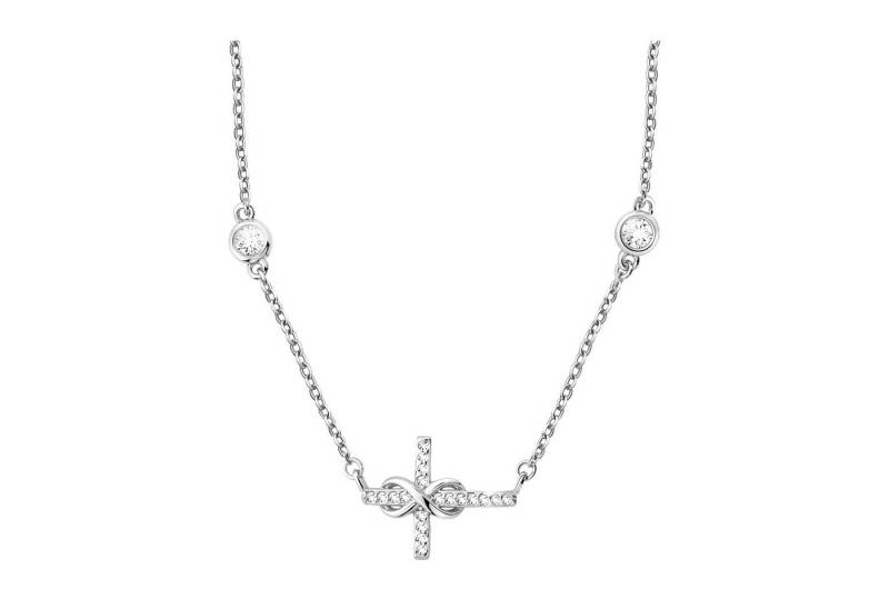 Sofia Milani Kette mit Anhänger Kreuz Unendlichkeit, 925 Silber Damen Schmuck - N0828 Sofia Milani Kette mit Anhänger Kreuz Unendlichkeit, 925 Silber Damen Schmuck - N0828 von Sofia Milani