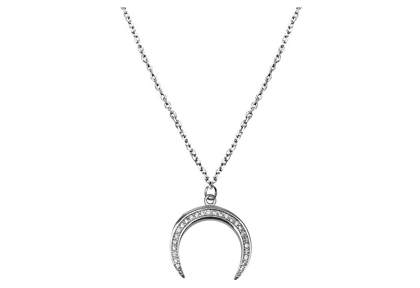 Sofia Milani Kette mit Anhänger Mond, 925 Silber Damen Schmuck - N0226 Sofia Milani Kette mit Anhänger Mond, 925 Silber Damen Schmuck - N0226 von Sofia Milani