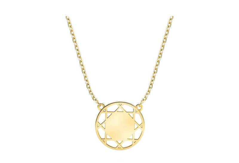 Sofia Milani Kette mit Anhänger Ornament Kreis, 925 Silber Damen Schmuck - N0594 von Sofia Milani