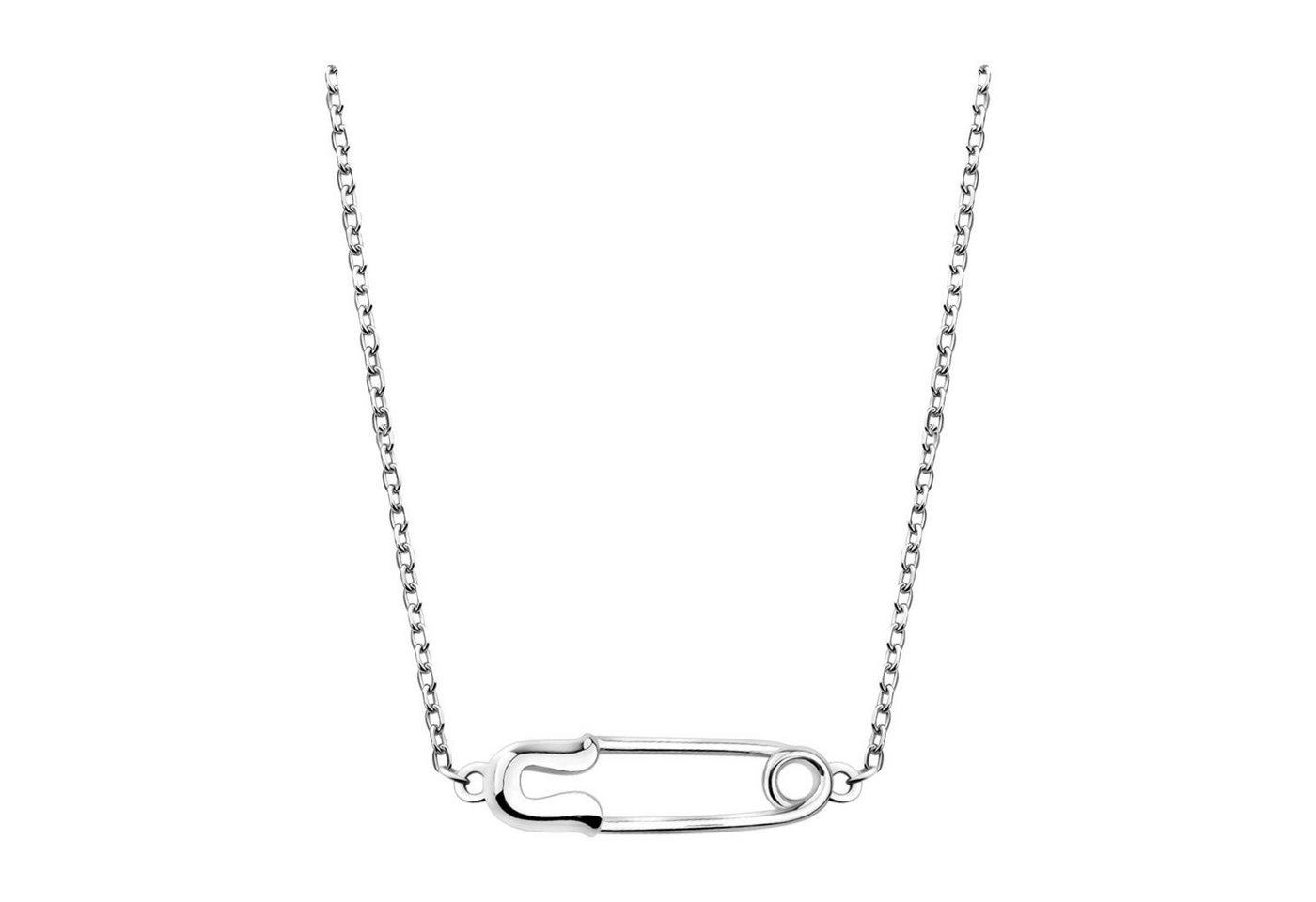 Sofia Milani Kette mit Anhänger Sicherheitsnadel, 925 Silber Damen Schmuck - N0282 Sofia Milani Kette mit Anhänger Sicherheitsnadel, 925 Silber Damen Schmuck - N0282 von Sofia Milani