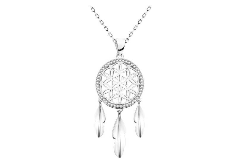 Sofia Milani Kette mit Anhänger Traumfänger, 925 Silber Damen Schmuck - N0075 von Sofia Milani