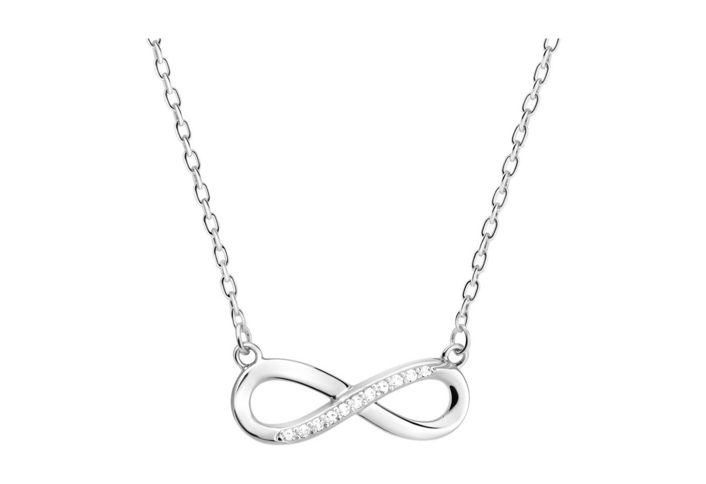 Sofia Milani Kette mit Anhänger Unendlich, 925 Silber Damen Schmuck - N0761 Sofia Milani Kette mit Anhänger Unendlich, 925 Silber Damen Schmuck - N0761 von Sofia Milani