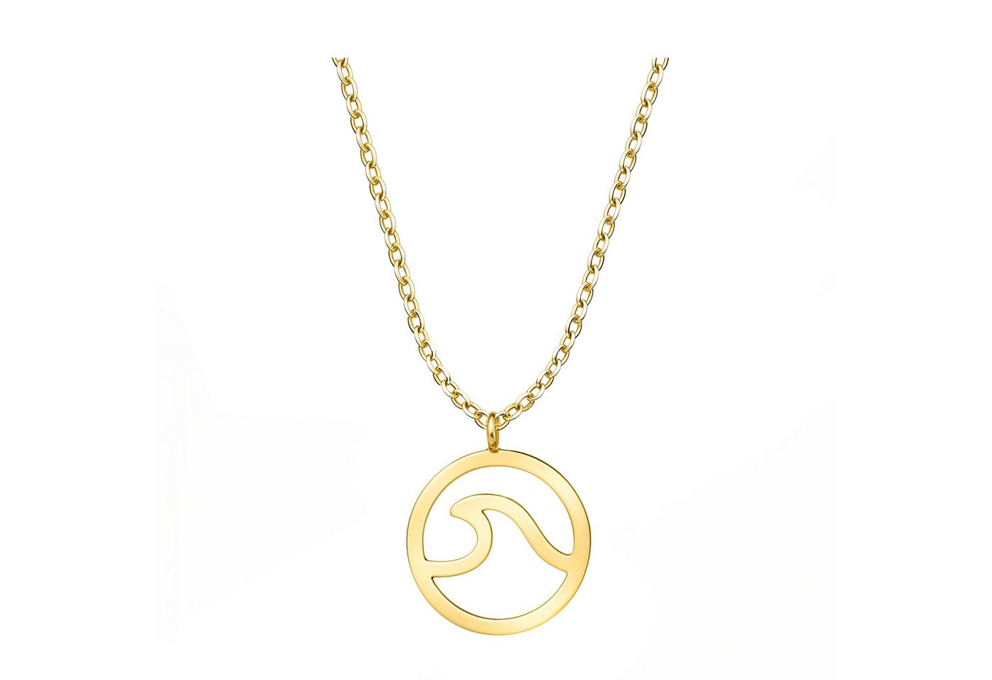 Sofia Milani Kette mit Anhänger Welle, 925 Silber Damen Schmuck - N0465 Sofia Milani Kette mit Anhänger Welle, 925 Silber Damen Schmuck - N0465 von Sofia Milani